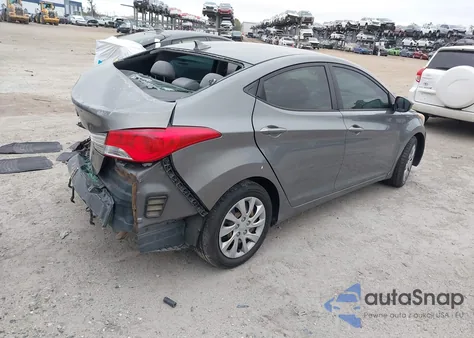 2012 Hyundai Elantra Gls из США, поврежденный, VIN 5NPDH4AE3CH091655